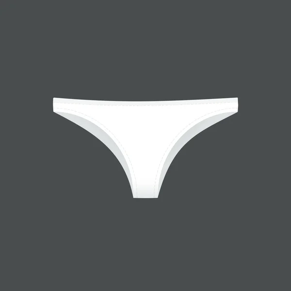 Σύμβολο Παντελονιών Γυναικείος Τύπος Εσωρούχων Βραζιλιάνος Αναιδής Εικονογράφηση Διάνυσμα Επίπεδη — Διανυσματικό Αρχείο