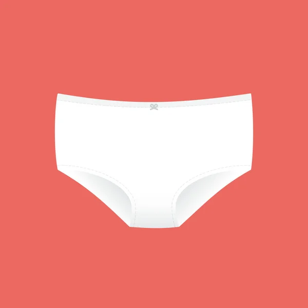 stock vector Panties symbol. Woman underwear type: short boy. Vector illustration, flat design