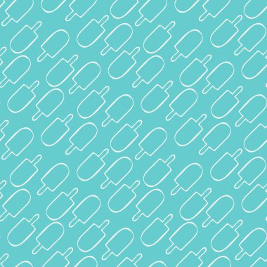 Dondurma izi yok. Kumaş ya da kağıt üzerinde baskı için. Vektör illüstrasyonu, düz tasarım