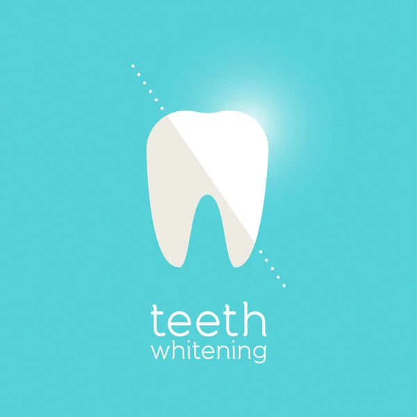 Diş Beyazlatma Önce Sonra Diş Konseptleri Vektör Illüstrasyonu Düz Tasarım — Stok Vektör