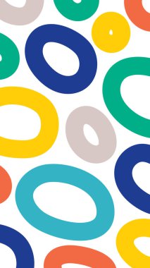 Soyut organik şekiller arka plan. Sosyal medya için dikey biçim. Vektör illüstrasyonu, düz tasarım