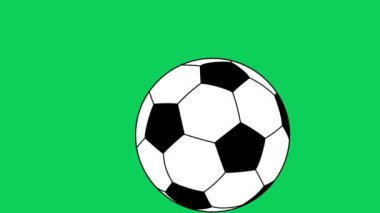 Yeşil zemin üzerinde futbol topu.