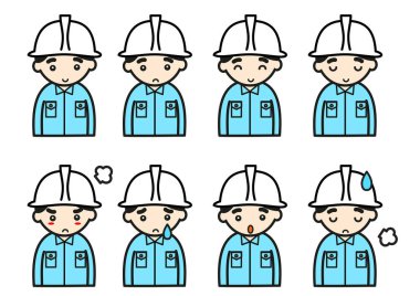 industry man expression set
