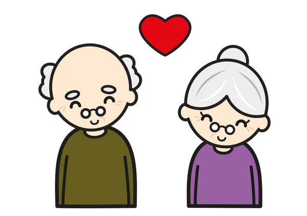 Glückliches Und Liebes Älteres Paar — Stockfoto