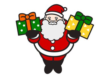 Noel Baba 'nın hediyeleri var.