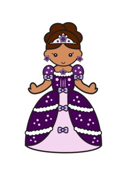 Şirin ve güler yüzlü genç kız. 