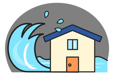 Deprem felaketi, tsunami ve ev