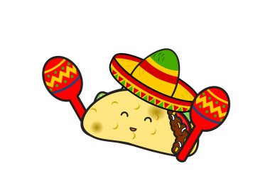 Tatlı taco karakterinin maraküsü var.