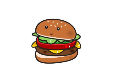 Şirin hamburgerci, tarz kawaii