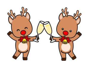 İki sevimli ren geyiğinin şerefine.