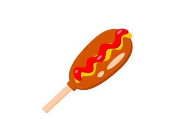 Şirin ve lezzetli frankfurt çizimi