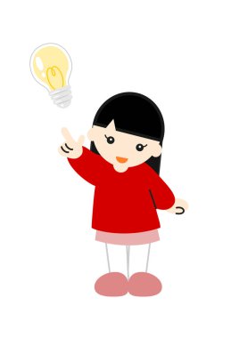 Asyalı bir kız, bir cevap, harika bir fikir.