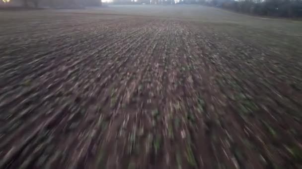 Aerial Drone View Land United Kingdom — Stock video