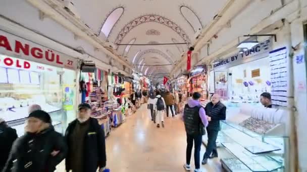 Över Roterande Café Skylt Istanbul Turkiet — Stockvideo
