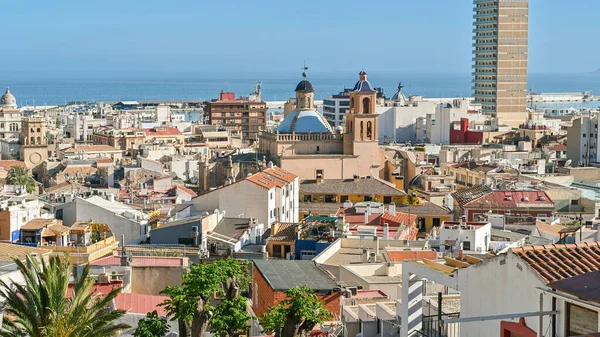 Panoramautsikt Över Staden Alicante Spanien — Stockfoto