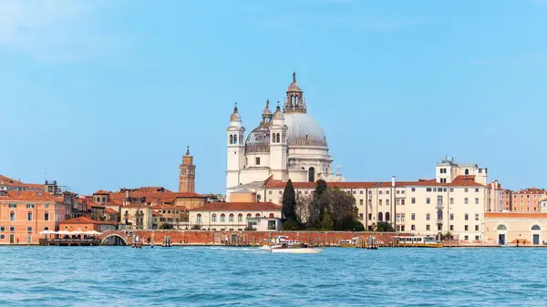 stock image View of Santa Maria della Salute near waterfront in Venice, Italy