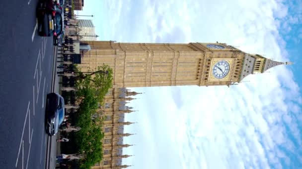 Londres Royaume Uni Septembre 2023 Paysage Vertical Rue Centre Ville — Video