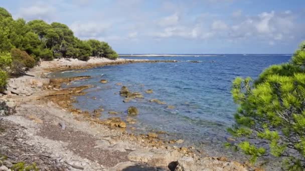Ile Saint Marguerite Fransa Kıyıları — Stok video