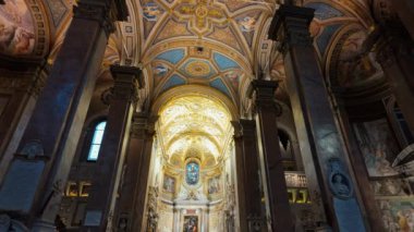 Roma, İtalya - 16 Şubat 2024: Santa Maria dell 'Anima Kilisesi