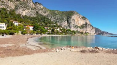 Beaulieu-sur-Mer, Fransa 'daki Beach Petite Afrique manzarası