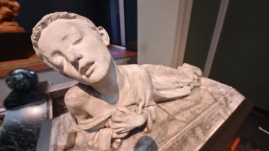 Kopenhag, Danimarka - 24 Temmuz 2024: Tarcisius, Hristiyan şehidi Alexandre Falguiere tarafından Ny Carlsberg Glyptotek sanat müzesinde