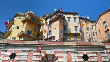 Grasse, Fransa 'daki eski binaların manzarası