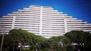 Villeneuve-Loubet, Fransa 'daki Marina Baie des Anges treninden görüntüler