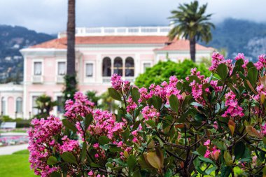 Romantik Villa Eiffussie Fransız Riviera güzellik doğası