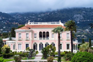 Romantik Villa Eiffussie Fransız Riviera güzellik doğası