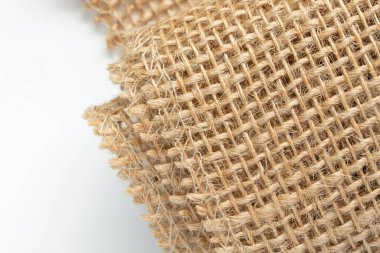 Çuval bezi doğal kumaş arka plan. Çuval bezinin yakın dokusu