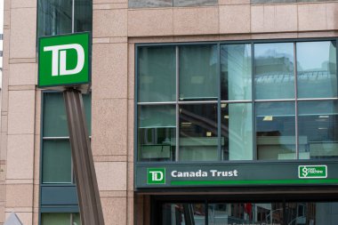 Ottawa, Kanada - 19 Mayıs 2023: TD bankasının dışı