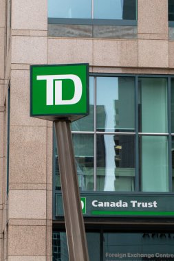 Ottawa, Kanada - 19 Mayıs 2023: TD bankasının dışı