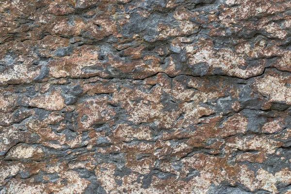 Antigua Pared Piedra Marrón Oscuro Fondo Texturizado — Foto de Stock