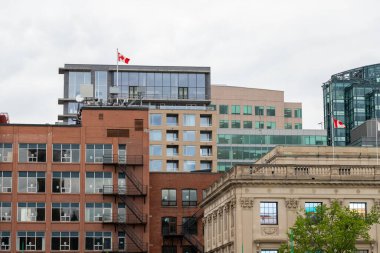Ottawa, Kanada - 17 Haziran 2023: Kanada 'nın Ottawa kentindeki binalar