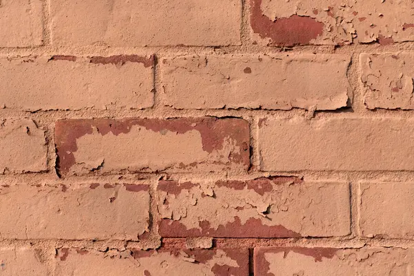 Red brick wall of building. Texture background