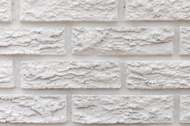 Tuğla duvar dokusu. Eski bina gri desenli arka plan. Kapat.