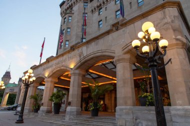 Ottawa, Kanada - 4 Haziran 2024 Ottawa şehir merkezindeki Chateau Laurier Fairmont Oteli