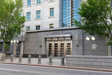 Ottawa, Kanada - 4 Haziran 2024: ABD Büyükelçiliği