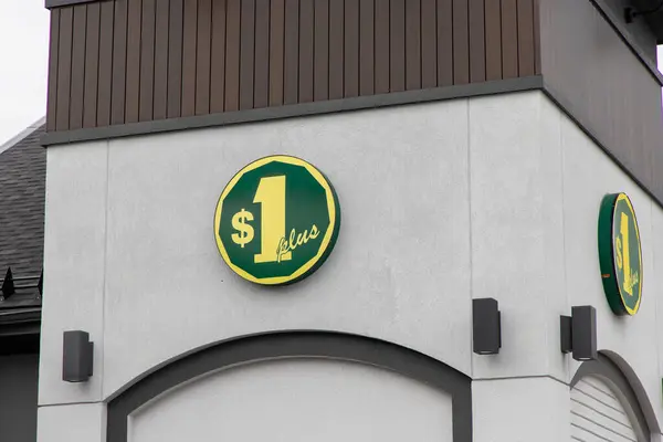 Stock image Kanata, Canada - June 2, 2024: Dollarama, popular Canadian dollar store retail chain