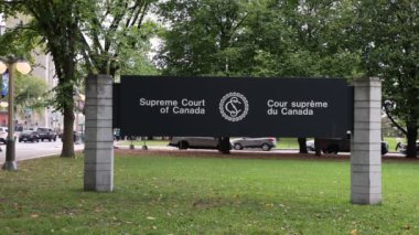 Ottawa, Kanada-1 Ekim 2024: Kanada Yüksek Mahkemesi imzası