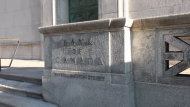 Ottawa, Kanada - 17 Ekim 2024: Ottawa şehir merkezindeki Kanada Bankası