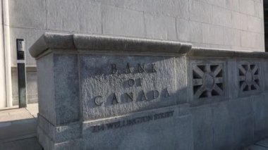 Ottawa, Kanada - 17 Ekim 2024: Ottawa şehir merkezindeki Kanada Bankası