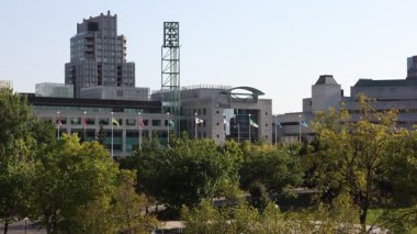 Ottawa, Kanada - 16 Mayıs 2024 Ottawa belediye binası. Kanada 'nın başkentinin şehir merkezinde.