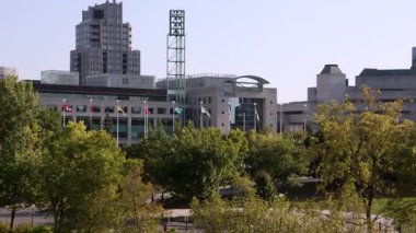 Ottawa, Kanada - 20 Eylül 2024 Ottawa belediye binası. Kanada 'nın başkentinin şehir merkezinde.