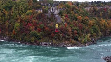 Niagara Şelalesi Girdabı Aero Otomobili, Kanada 'da sonbaharda Niagara Nehri üzerinde teleferik.