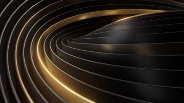 Siyah altın soyut geometrik lüks arka plan.