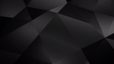 Arkaplanlar, duvar kağıtları veya grafik tasarım projeleri için Geometrik siyah çokgen doku.