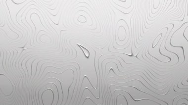 Koyu arkaplan üzerinde ışıldayan parlak çizgiler oluşturarak pürüzsüz dalgalı desenler oluşturur..