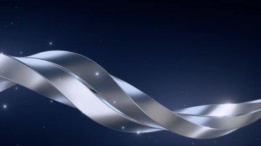 Koyu arkaplan üzerinde ışıldayan parlak çizgiler oluşturarak pürüzsüz dalgalı desenler oluşturur..