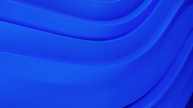 Katmanlı mavi kıvrımlı dalgalarla soyut üç boyutlu arkaplan, derinlik ve modern estetik ile pürüzsüz, akışkan bir tasarım yaratıyor.